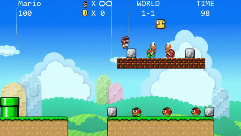 mario-getting-fireflower.gif